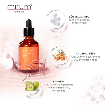 Combo 4 tinh chất dưỡng da Mirum